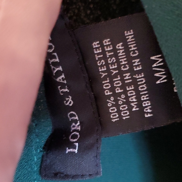 Lord & Taylor Emerald Green Blouse - Picture 2 of 5